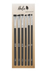 Hulu Zestaw 6szt pędzli do brwi Brow Styling Set