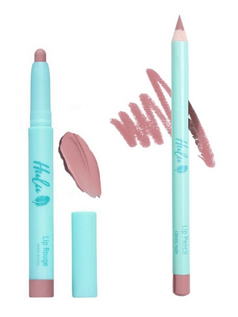 Zestaw LIP COMBO Pomadka Hulu Sweet Dreams | konturówka Hulu Classic Nude