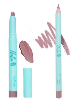 Zestaw LIP COMBO Pomadka Hulu Dusty Blush | konturówka Hulu Ice Kiss